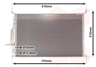 Van Wezel Airco condensor 03005301