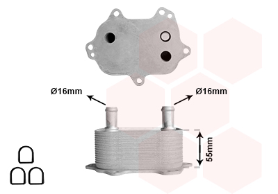 Van Wezel Oliekoeler motorolie 03013718