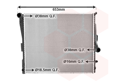 Van Wezel Radiateur 06002343