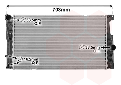 Van Wezel Radiateur 06002549