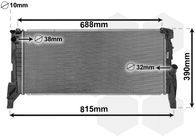 Van Wezel Radiateur 06012704