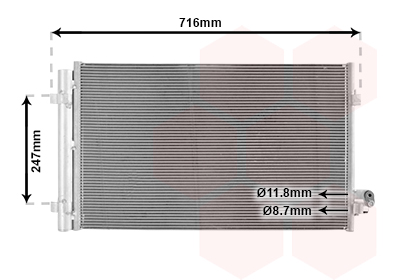 Van Wezel Airco condensor 06015703