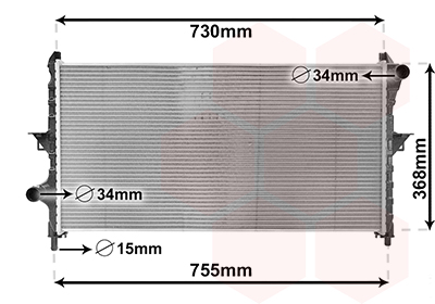 Van Wezel Radiateur 09002278