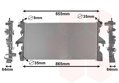 Van Wezel Radiateur 09012711