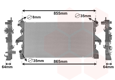 Van Wezel Radiateur 09012712