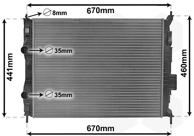 Van Wezel Radiateur 13002413