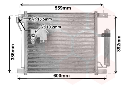 Van Wezel Airco condensor 13015401