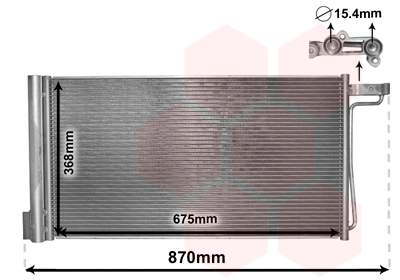 Van Wezel Airco condensor 18005485