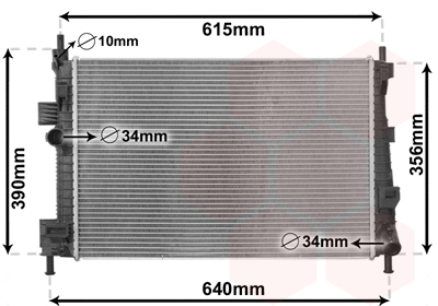 Van Wezel Radiateur 18012702