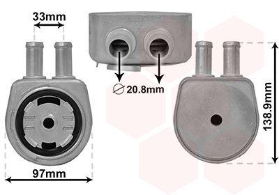 Van Wezel Oliekoeler motorolie 18013708