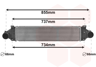 Van Wezel Interkoeler 18014705