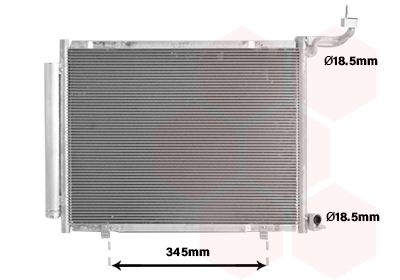 Van Wezel Airco condensor 18015724