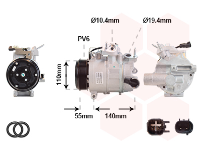 Van Wezel Airco compressor 1801K702