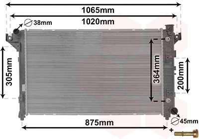 Van Wezel Radiateur 20012701