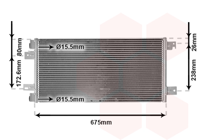 Van Wezel Airco condensor 21005074