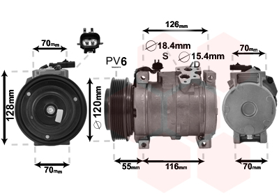 Van Wezel Airco compressor 2100K068