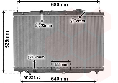 Van Wezel Radiateur 25012704