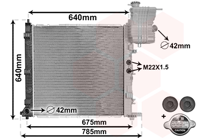 Van Wezel Radiateur 30002218