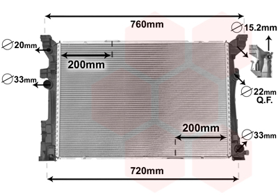 Van Wezel Radiateur 30002654