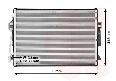 Van Wezel Airco condensor 30005605