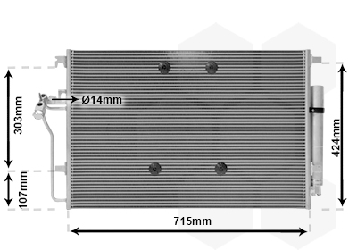 Van Wezel Airco condensor 30005724