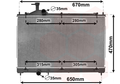 Van Wezel Radiateur 32002256