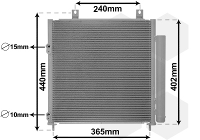 Van Wezel Airco condensor 32005251