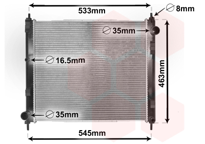 Van Wezel Radiateur 33002385