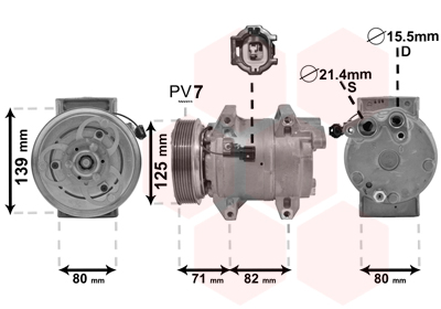 Van Wezel Airco compressor 3300K377