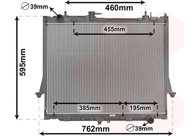 Van Wezel Radiateur 36012700