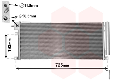 Van Wezel Airco condensor 37005634