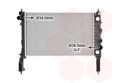 Van Wezel Radiateur 37012717