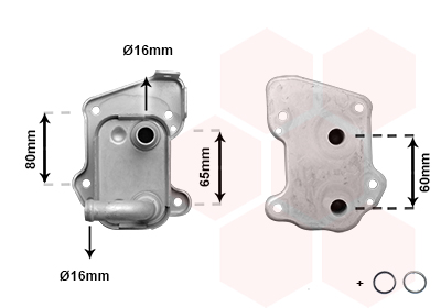 Van Wezel Oliekoeler motorolie 37013721