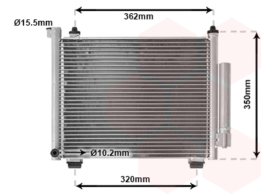 Van Wezel Airco condensor 37015402