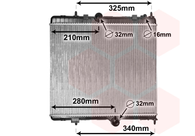 Van Wezel Radiateur 40002384