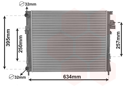 Van Wezel Radiateur 43012303