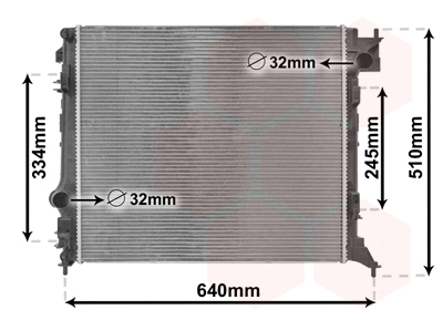 Van Wezel Radiateur 43012701