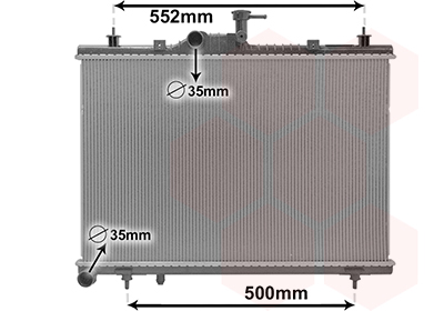 Van Wezel Radiateur 43012705