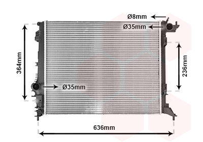 Van Wezel Radiateur 43012710