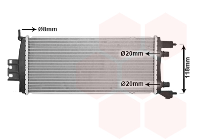 Van Wezel Radiateur 43012716