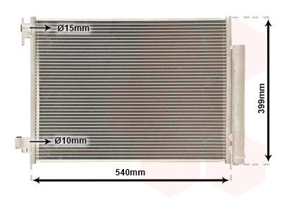 Van Wezel Airco condensor 43015701