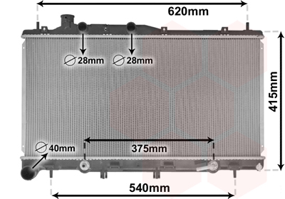 Van Wezel Radiateur 51002106