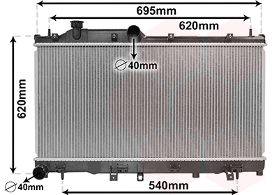 Van Wezel Radiateur 51002113