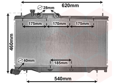 Van Wezel Radiateur 51012701