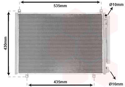 Van Wezel Airco condensor 52015703