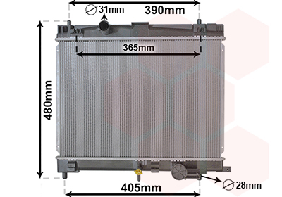 Van Wezel Radiateur 53002716