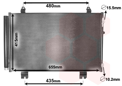 Van Wezel Airco condensor 53005646