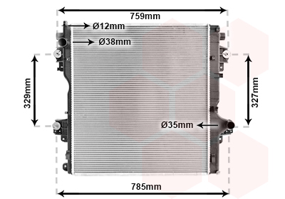 Van Wezel Radiateur 53012707