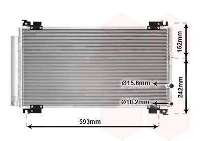 Van Wezel Airco condensor 56015702