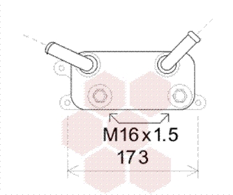 Van Wezel Oliekoeler motorolie 58003310